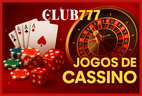Variedade de jogos CLUB777 com 2.500 opções.